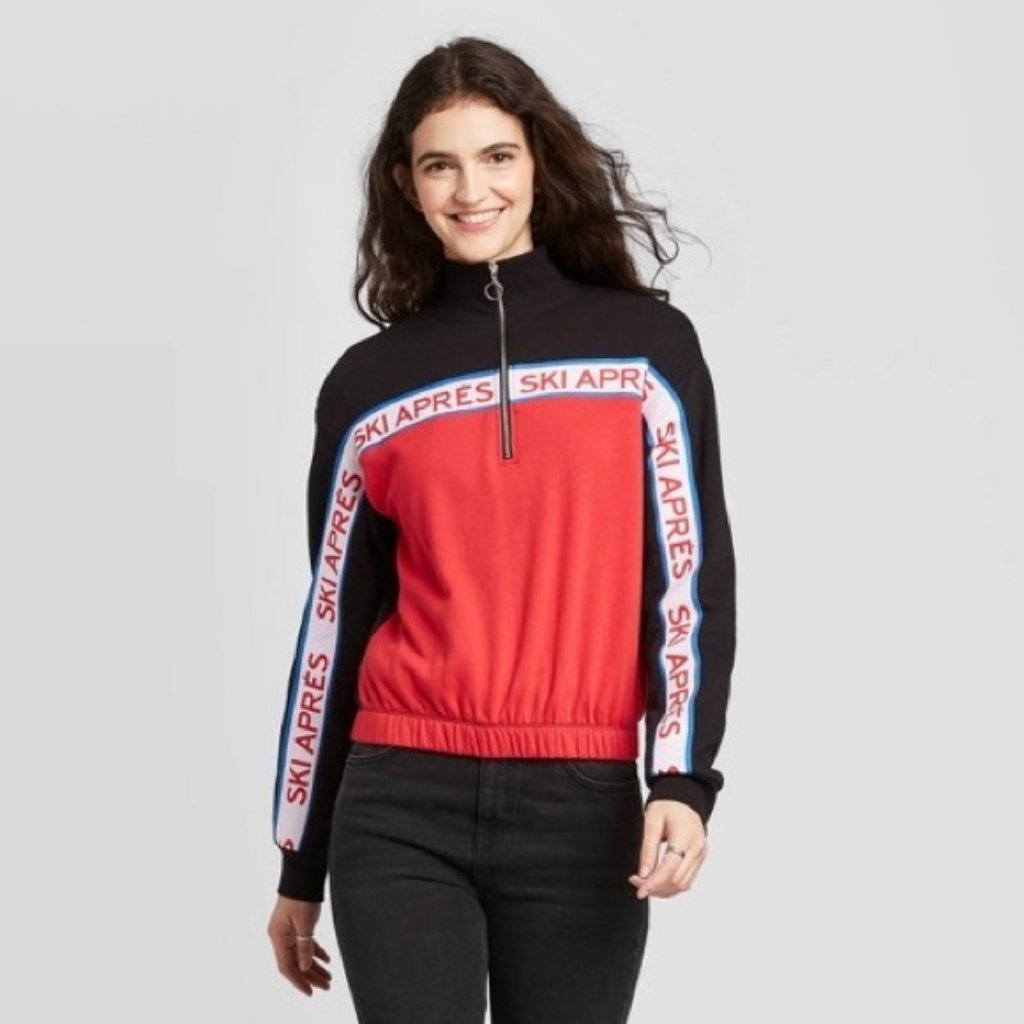 Apres Ski Collared 1/4 Zip Sweatshirt